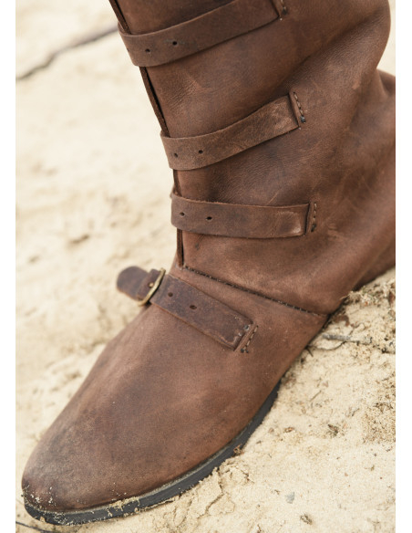 Bottes médiévales hautes avec...