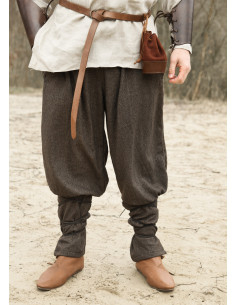 Pantalons vikings à motif en chevrons, modèle Tjore