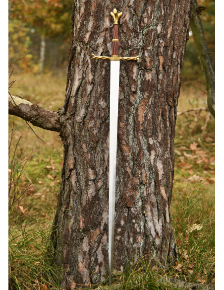 Épée de cérémonies garde tressée,...