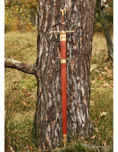 Épée de cérémonies garde tressée,...