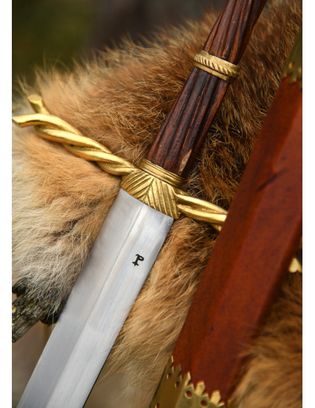 Épée de cérémonies garde tressée,...