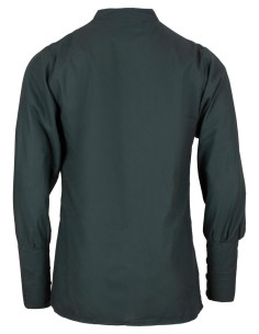 Chemise médiévale en coton modèle Arantir, couleur vert... 2