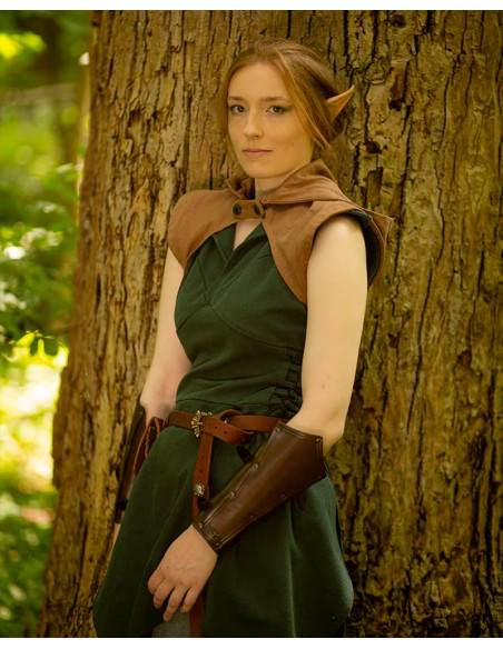 Couvre-épaule à capuche médiéval...