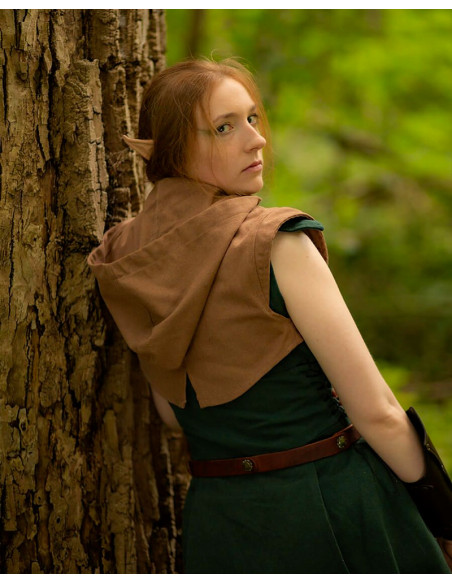 Couvre-épaule à capuche médiéval...