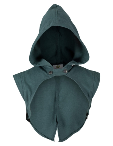 Couvre-épaule avec capuche médiévale...