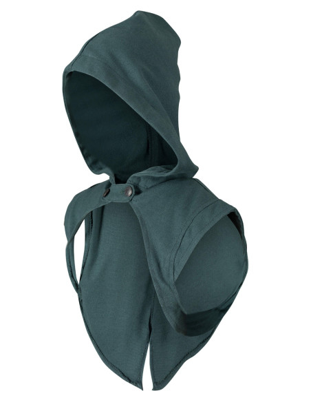 Couvre-épaule avec capuche médiévale...