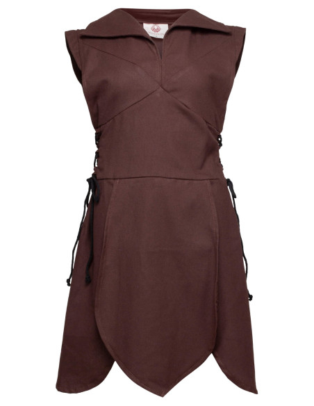 Tunique médiévale en coton modèle...