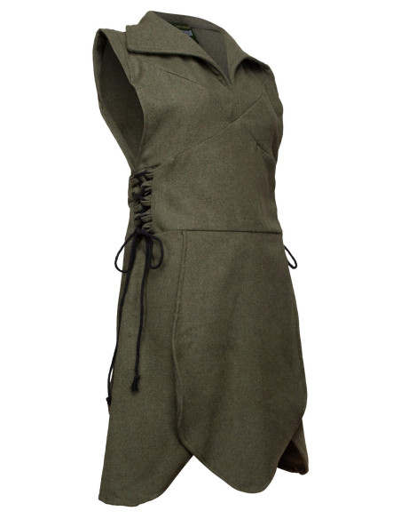 Tunique médiévale en laine modèle...