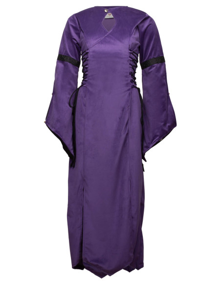 Robe médiévale en velours modèle...