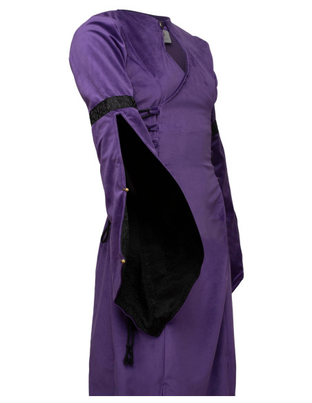Robe médiévale en velours modèle...