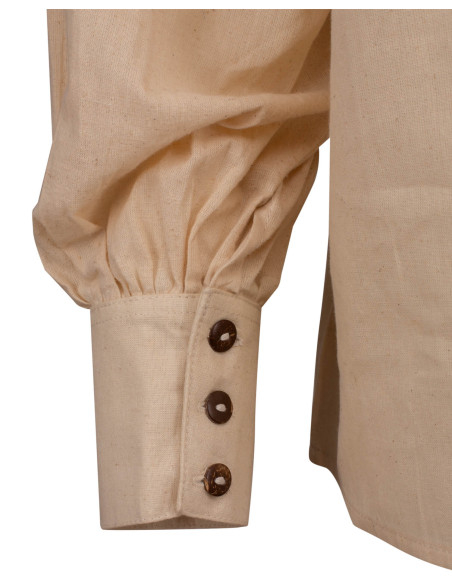 Chemise médiévale en coton modèle...