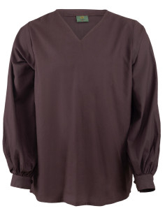 Tunique médiévale basique pour homme en coton, couleur...