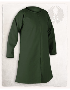Tunique médiévale en coton modèle Gadaric, couleur verte