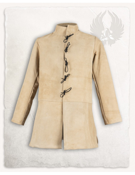 Veste médiévale en daim modèle Tilly,...