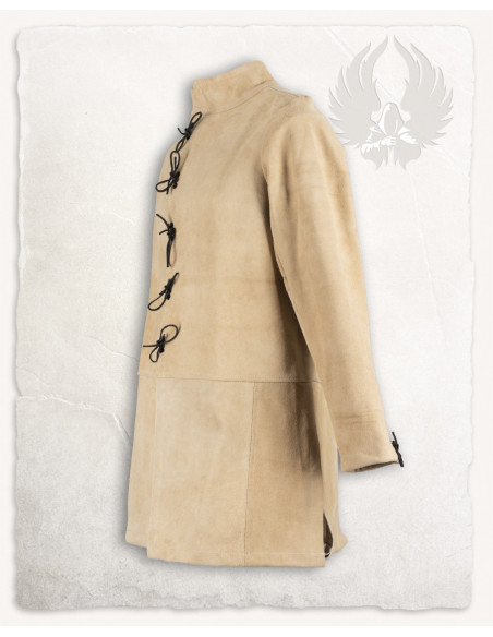 Veste médiévale en daim modèle Tilly,...