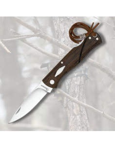 Couteau de chasse Albainox, bois wengué (18,8 cm.)