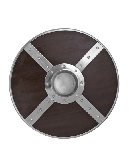 Bouclier viking en bois, 56 cm.