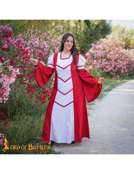 Robe médiévale de Demoiselle Isabel,...