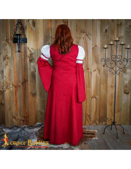 Robe médiévale de Demoiselle Isabel,...