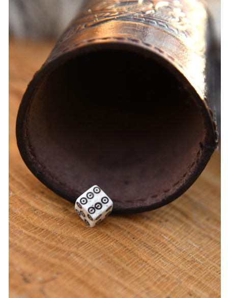 Dé de Viking fait en os, 1 unité