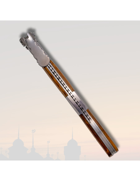 Couteau arabe à cliquet série Ambre...