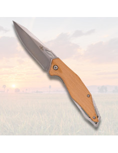 Couteau de poche finition satinée (19,4 cm.)