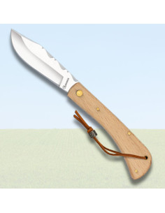 Couteau de camp Albainox, verrouillage à piston (17,3 cm.)