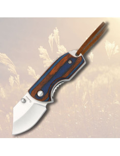 Petit couteau bicolore avec cordon (11 cm.)