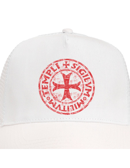 Casquette blanche trucker Chevaliers...