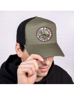 Casquette verte trucker Chevaliers Templiers