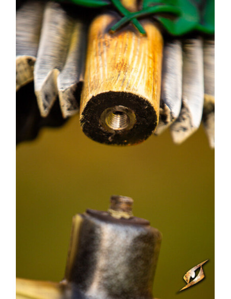 Pavillon de bataille avec crâne ailé