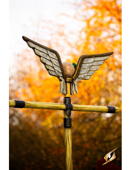 Pavillon de bataille avec crâne ailé