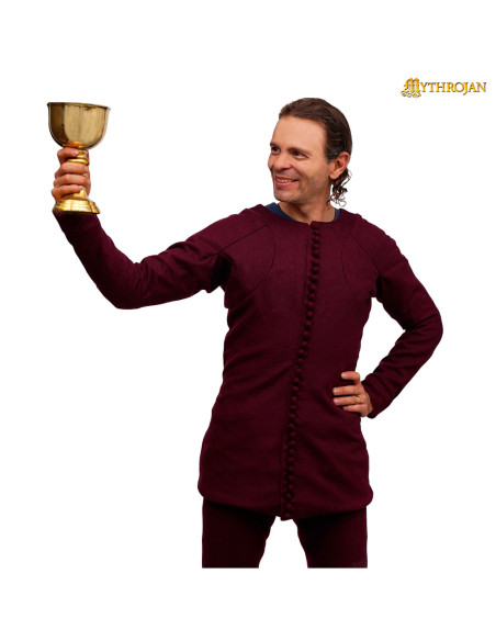 Tunique médiévale en laine modèle...