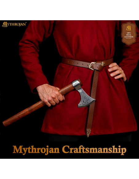 Ceinture viking en cuir Midgard...