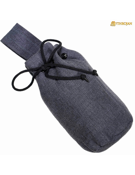 Sac à aumône médiéval avec cordon,...