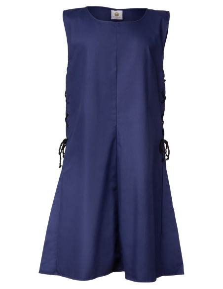 Tabard médiéval Wigand en toile bleue