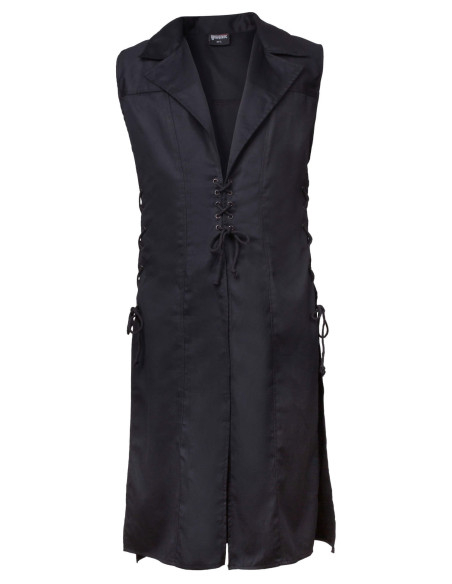 Gilet gothique Hemblock en noir