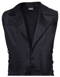Gilet gothique Hemblock en noir 2