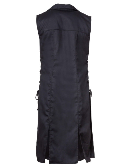 Gilet gothique Hemblock en noir