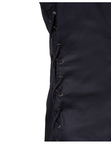 Gilet gothique Hemblock en noir