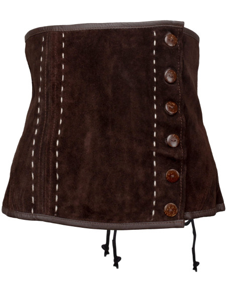 Corselet Estela médiéval en Marron