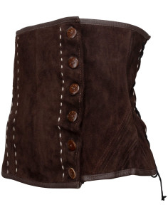 Corselet Estela médiéval en Marron 2