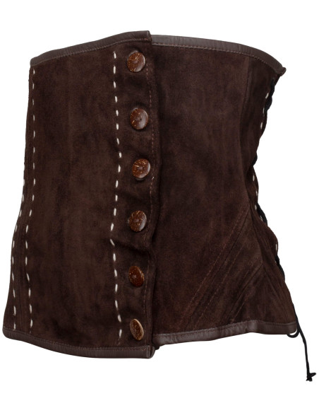 Corselet Estela médiéval en Marron