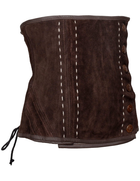 Corselet Estela médiéval en Marron