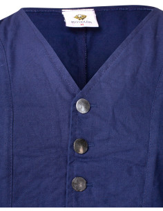 Gilet Ismael Renaissance des sept mers, en bleu 2