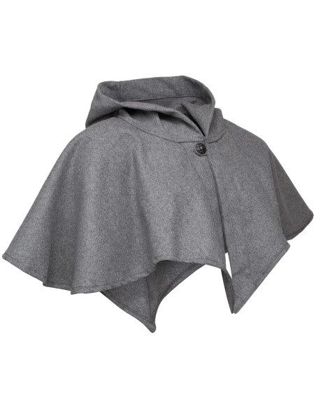 Capuche et couvre-épaule médiéval en...