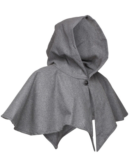 Capuche et couvre-épaule médiéval en...