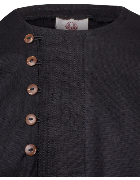 Chemise eslave Tymont en noir