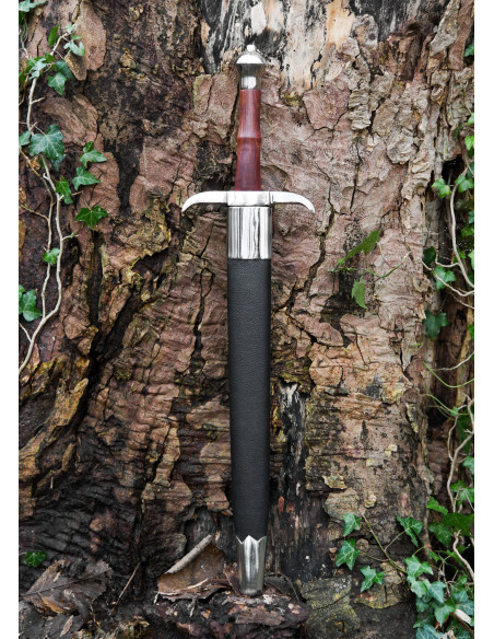 Dague médiévale avec fourreau (57,5 cm)