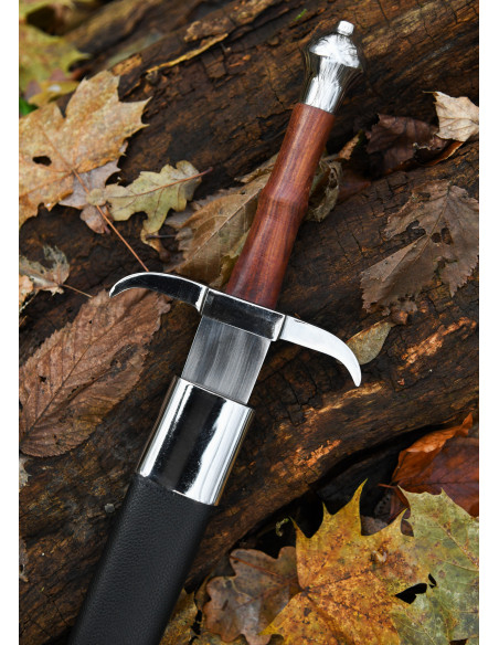 Dague médiévale avec fourreau (57,5 cm)